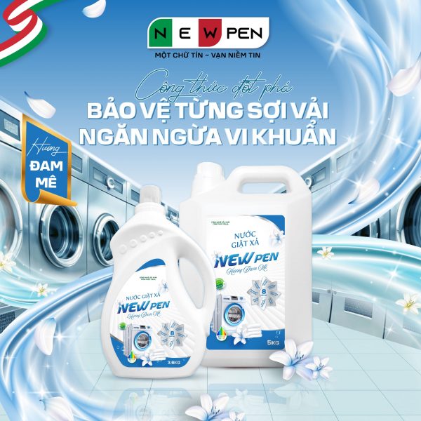 Nước Giặt Xả Newpen 8in1 - Hương Đam Mê (5kg) - Ảnh 3