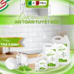 Nước Rửa Chén Newpen - Hương Trà Xanh (5kg) - Ảnh 2