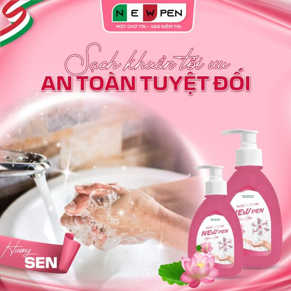 Nước Rửa Tay Newpen - Hương Sen (320g) - Ảnh 2