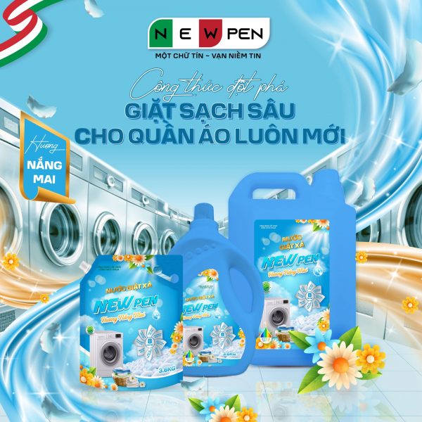 Nước Giặt Xả Newpen 8in1 - Hương Nắng Mai (5kg) - Ảnh 3